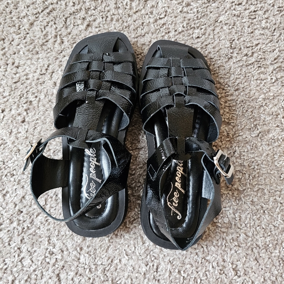 Free People Women's Finn Fisherman Platform Sandals Size 7.5/38 - Picture 9 of 12